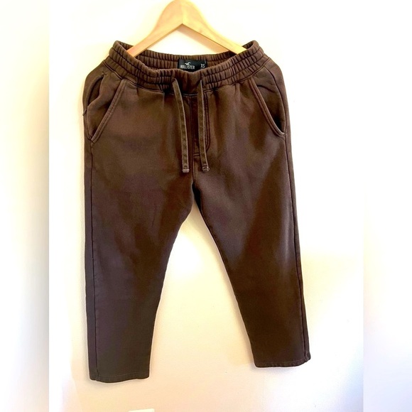 Hollister Brown Sweatpants Comfortable Joggers - Picture 3 of 8